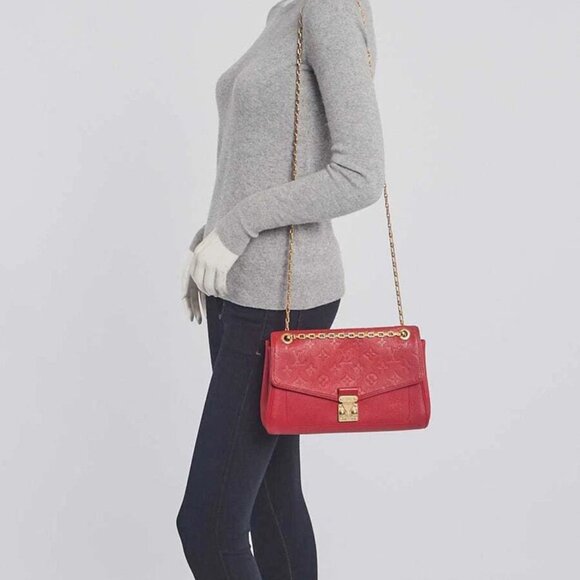 Louis Vuitton Cerise Monogram Empreinte Leather St Germain PM Bag - Picture 4 of 11